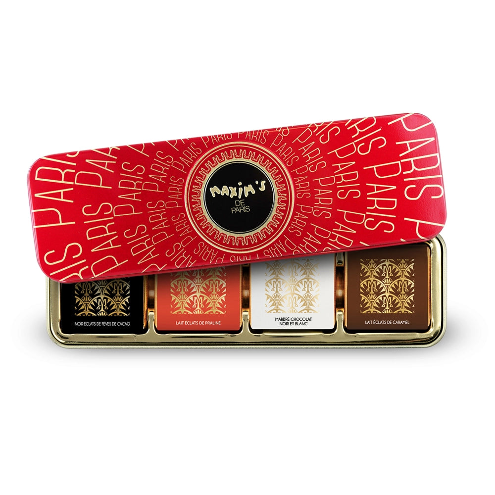Maxim’s de Paris Assorted Chocolate Squares Tin
