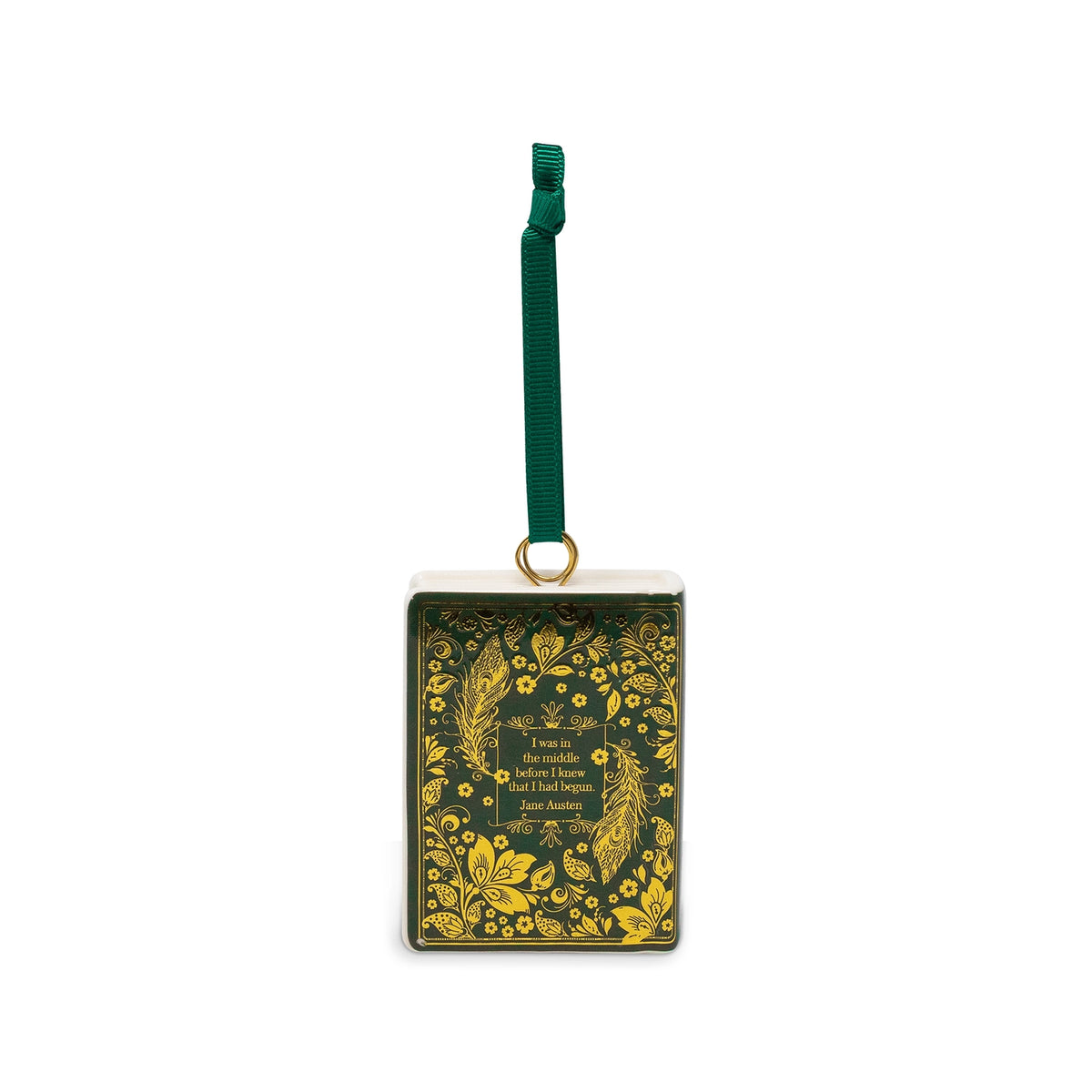Pride & Prejudice Ceramic Book Ornament