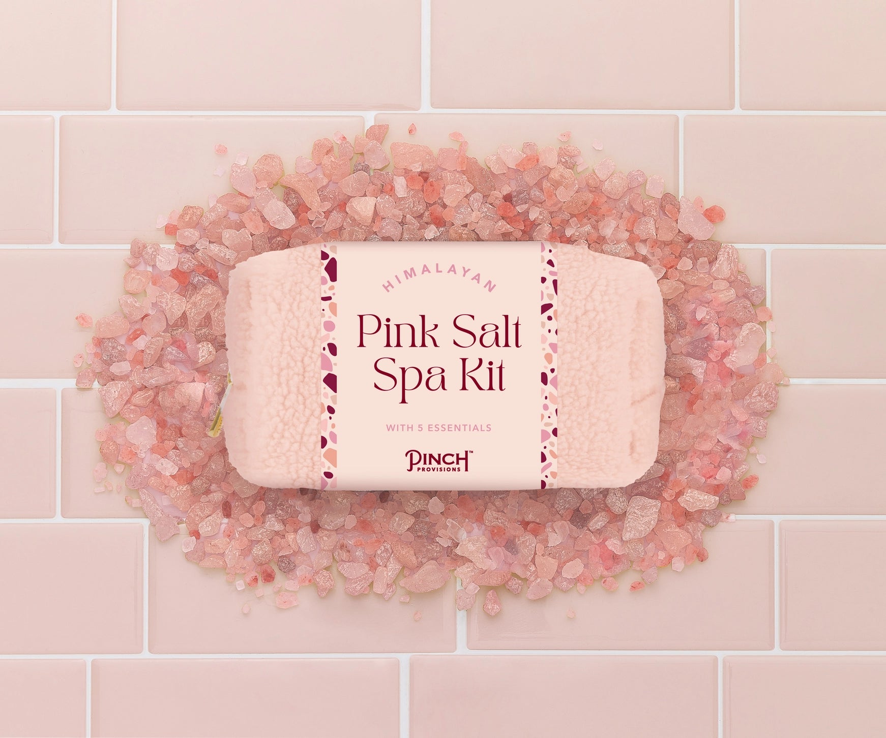 Pink Himalayan Salt Spa Kit