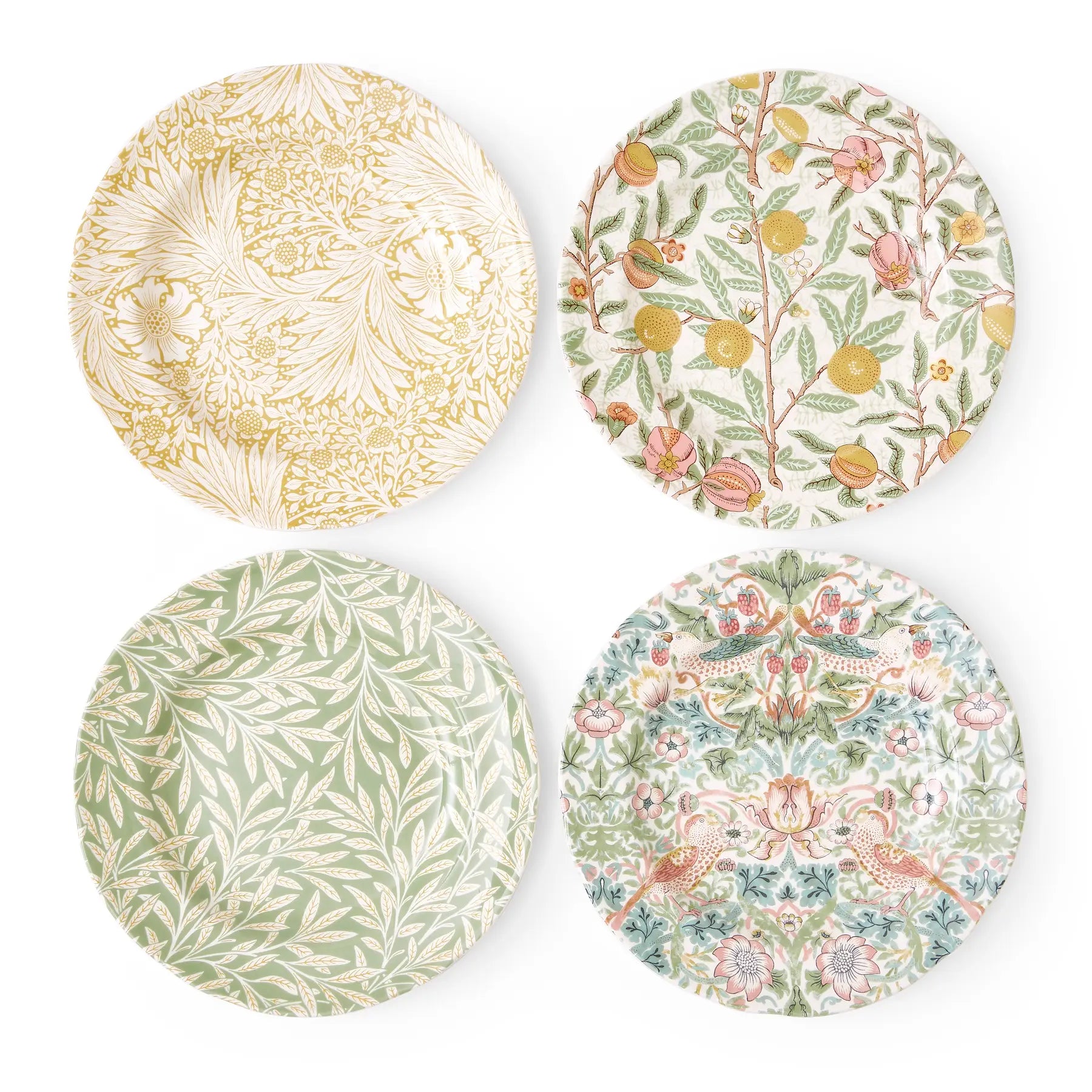 Spode Morris & Co. 9" Salad Plate Set