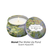 Monet Water Lilies Scented Candle Collection – Set of 4