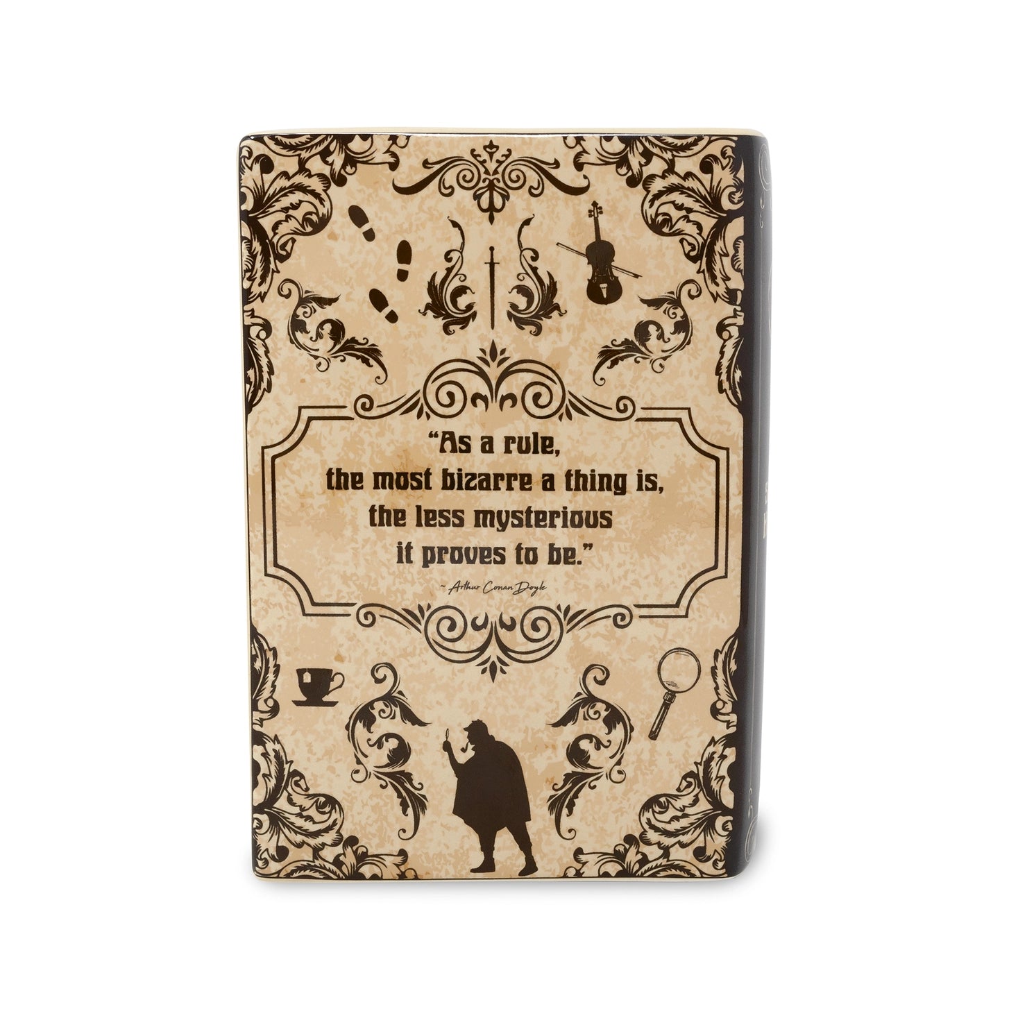 Sherlock Holmes Ceramic Book Vase