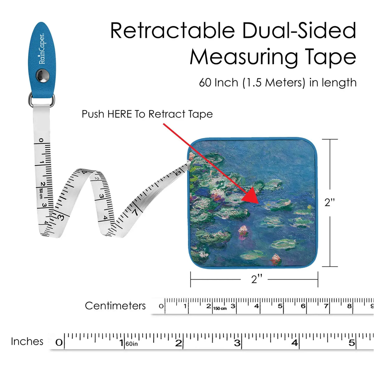Fine Art Compact Retractable Tape Measure