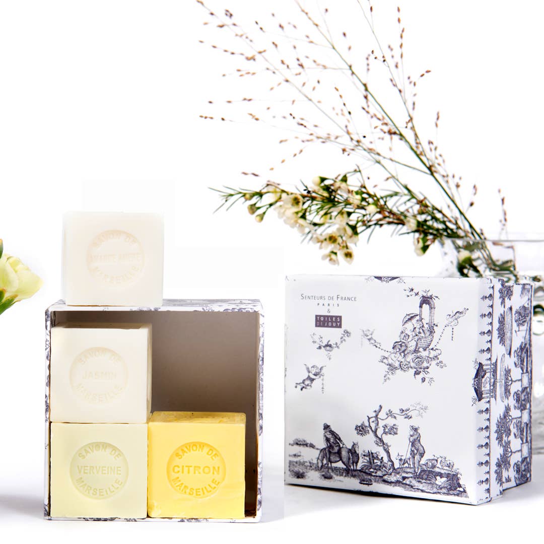 Senteurs de France Luxury Marseille Soap Gift Box — Set of 4