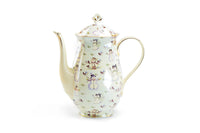 Holiday Snowmen Porcelain Hot Chocolate Pot — 40oz