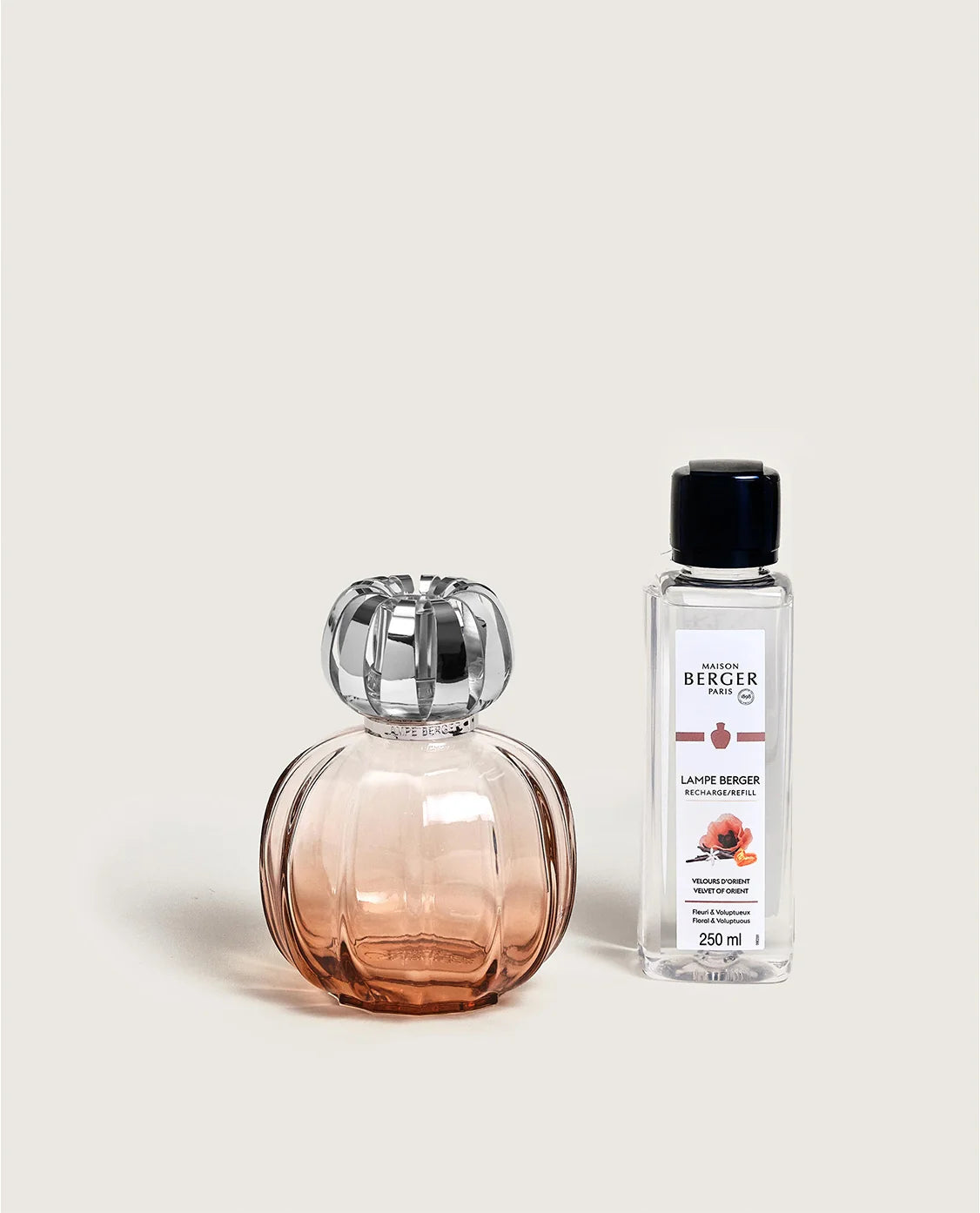 Maison Berger Corali Coral Fragrance Lamp Gift Set with Velvet of Orient