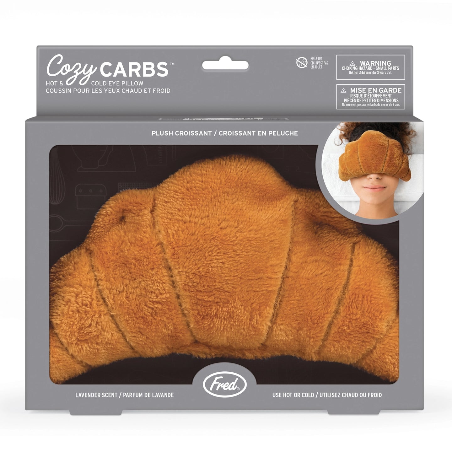 Cozy Carbs™ Croissant Eye Pillow