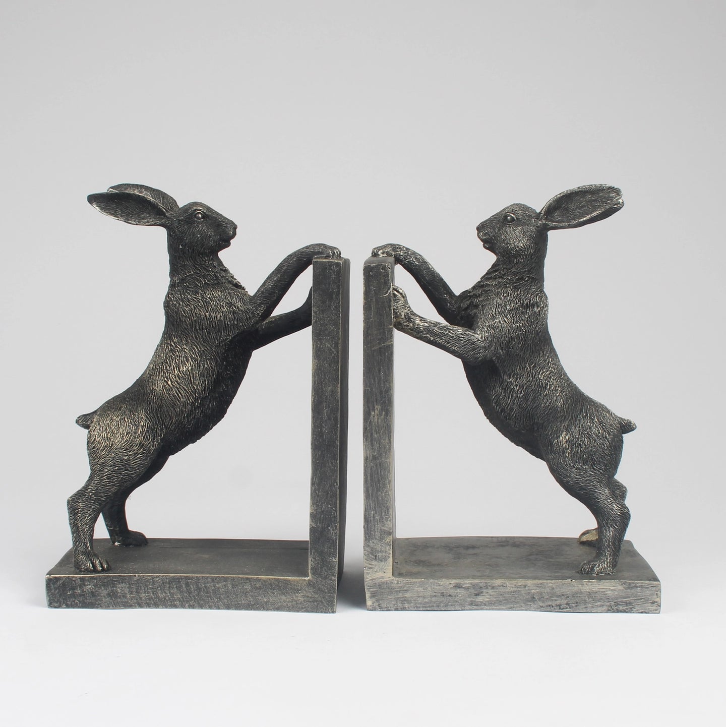 Standing Hare Bookends