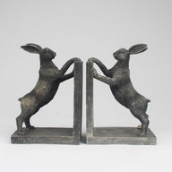 Standing Hare Bookends