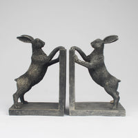Standing Hare Bookends
