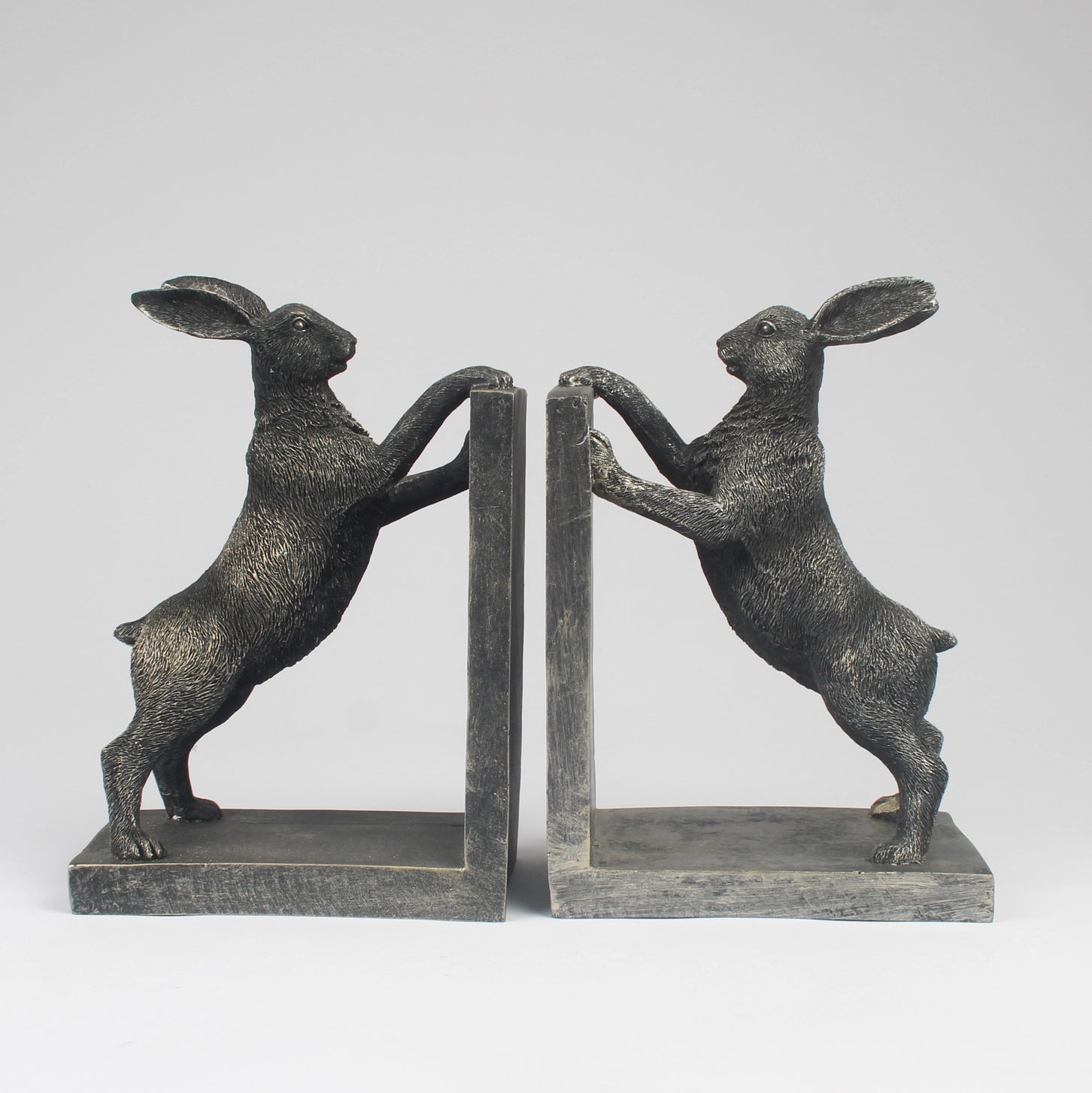 Standing Hare Bookends