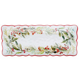 Christmas Gatherings Melamine Rectangular Platter