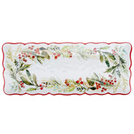 Christmas Gatherings Melamine Rectangular Platter