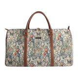 William Morris “Golden Lily” Tapestry Weekender Duffel Bag
