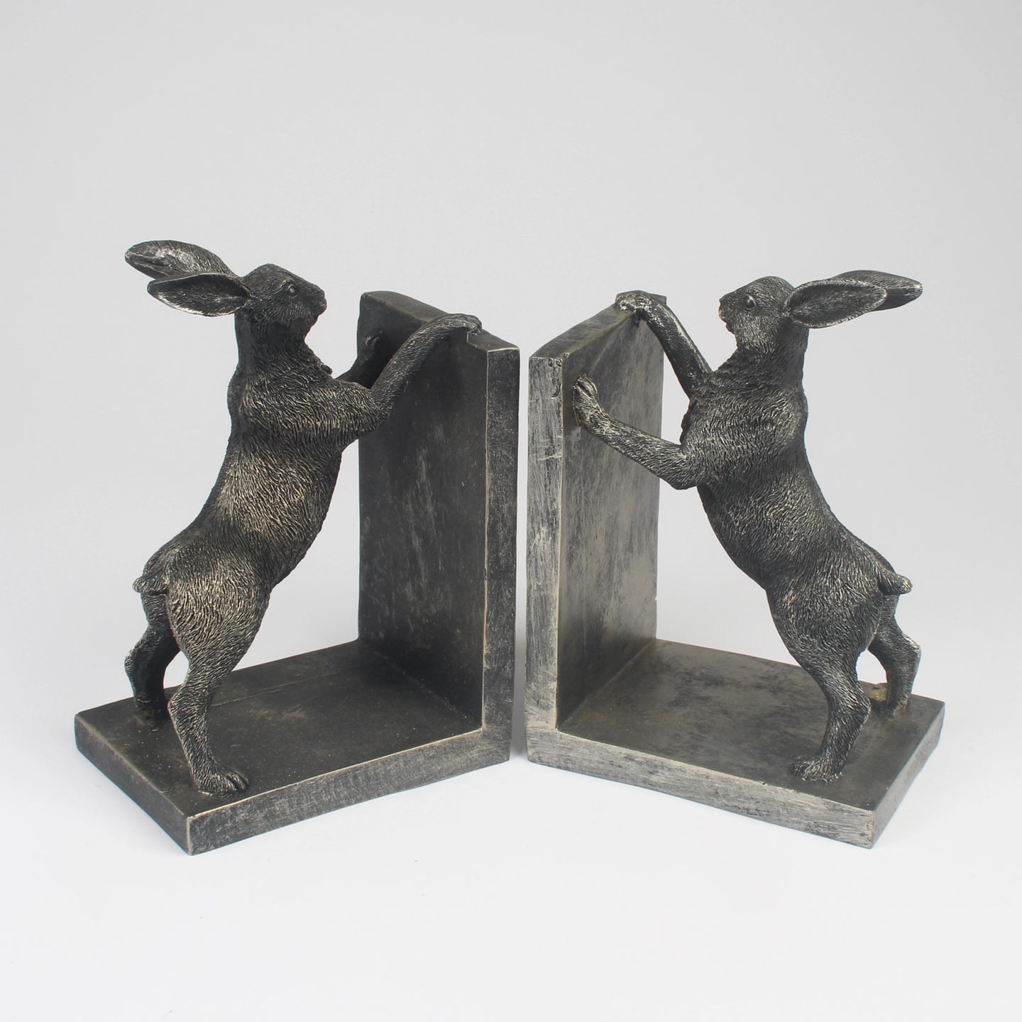 Standing Hare Bookends