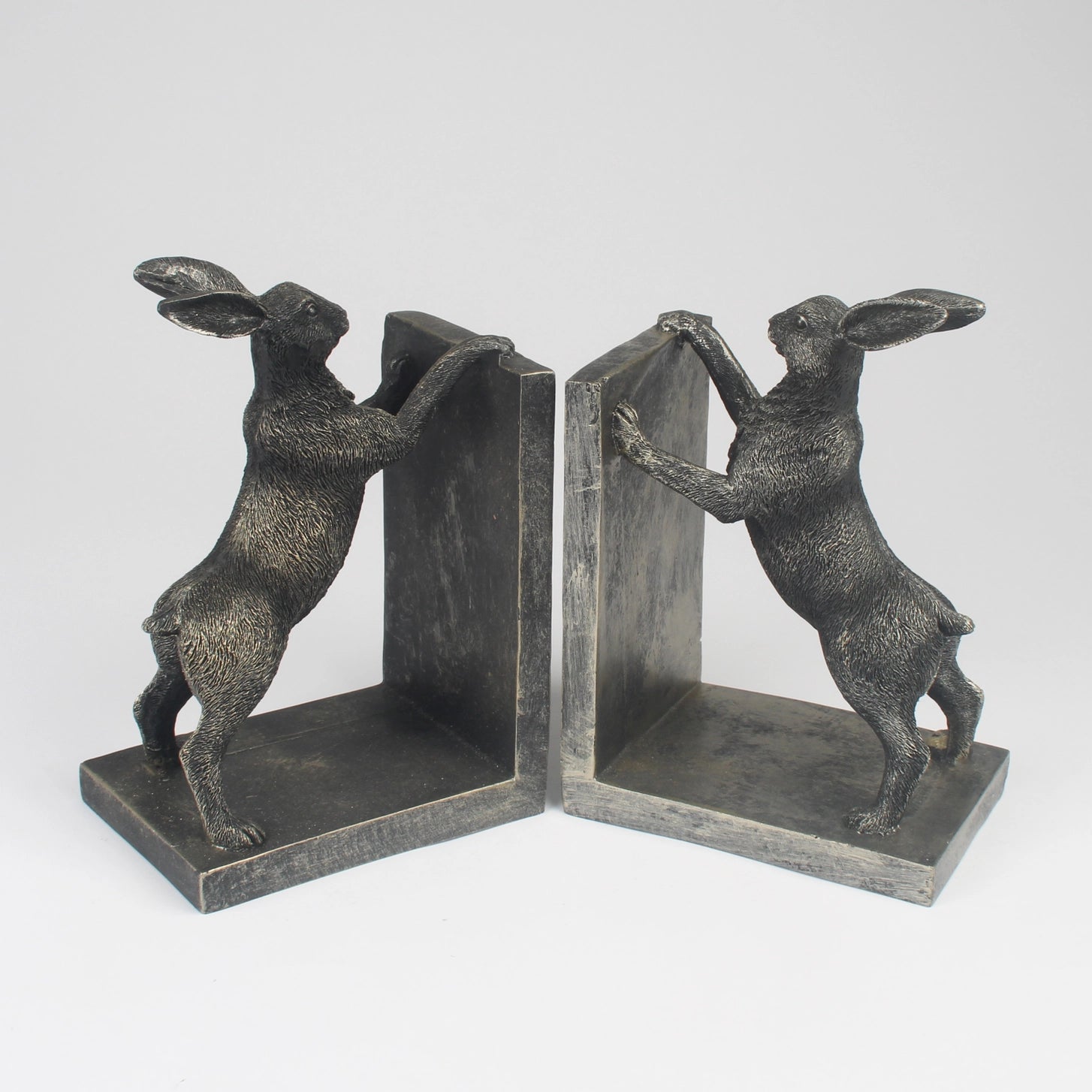 Standing Hare Bookends
