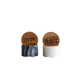 The Bistro Marble Salt & Pepper Set