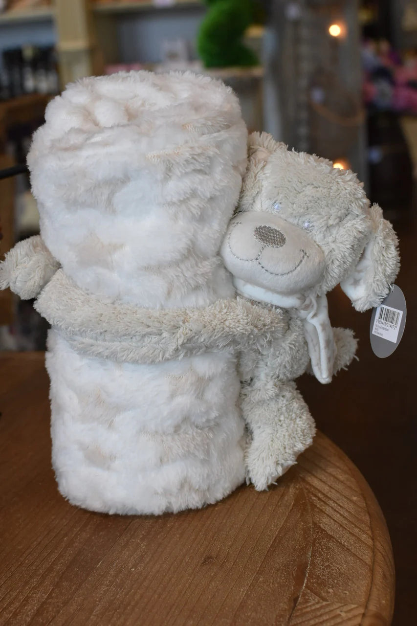 Sud Etoffe Plush Toy with Baby Blanket