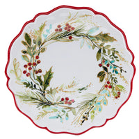 Christmas Gatherings Melamine Plates - Set of 4