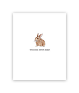 Welcome Sweet Baby Greeting Card