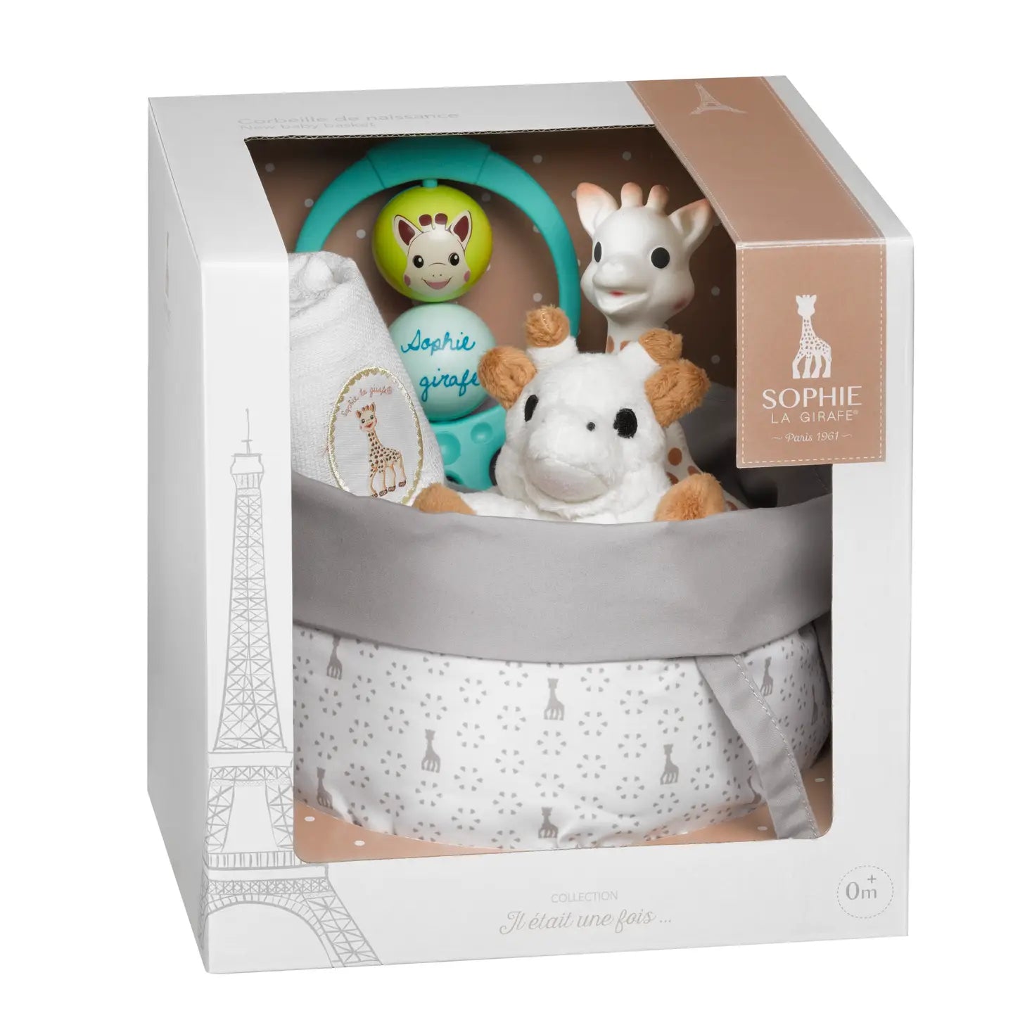 Sophie la Girafe Birth Basket