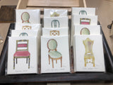 French Furniture Note Cards