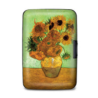 Van Gogh Sunflowers RFID Blocking Armored Wallet Card Holder