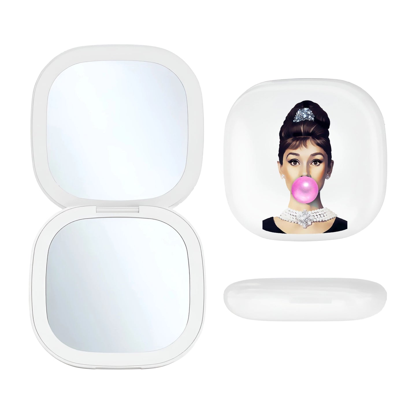 LED Audrey Compact Mirror
