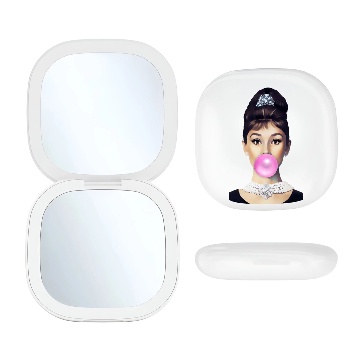 LED Audrey Compact Mirror