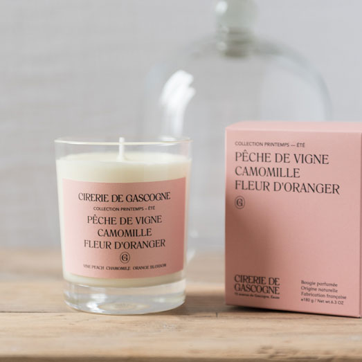 Cirerie de Gascogne Vine Peach · Chamomile · Orange Blossom Candle