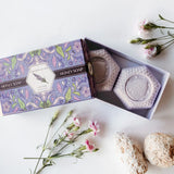 Lavender Honey Soap Gift Box – 2 Bar Set