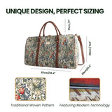 William Morris “Golden Lily” Tapestry Weekender Duffel Bag