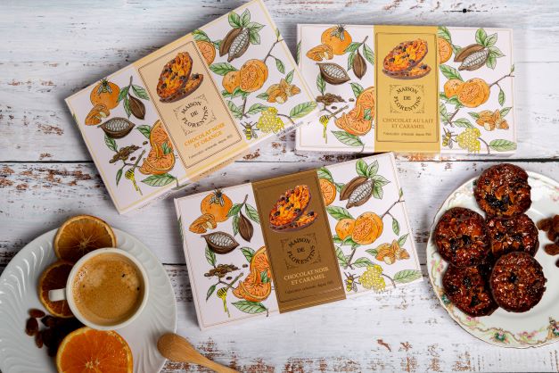 Florentines with Salted Butter Caramel & Dark Chocolate – Maison de Florentins (Box of 12)