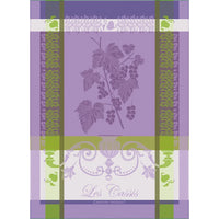 Garnier Thiebaut | Les Cassis Purple Jacquard Kitchen Towel