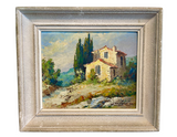 "Maison en Provence" Vintage Oil Painting