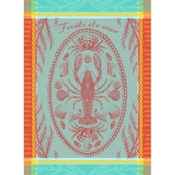 Garnier Thiebaut | Marée Basse Lagon Jacquard Kitchen Towel