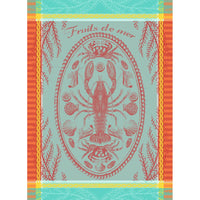Garnier Thiebaut | Marée Basse Lagon Jacquard Kitchen Towel
