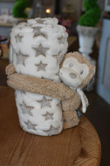 Sud Etoffe Plush Toy with Baby Blanket