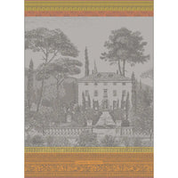 Garnier Thiebaut | Palazzina Sepia Jacquard Kitchen Towel