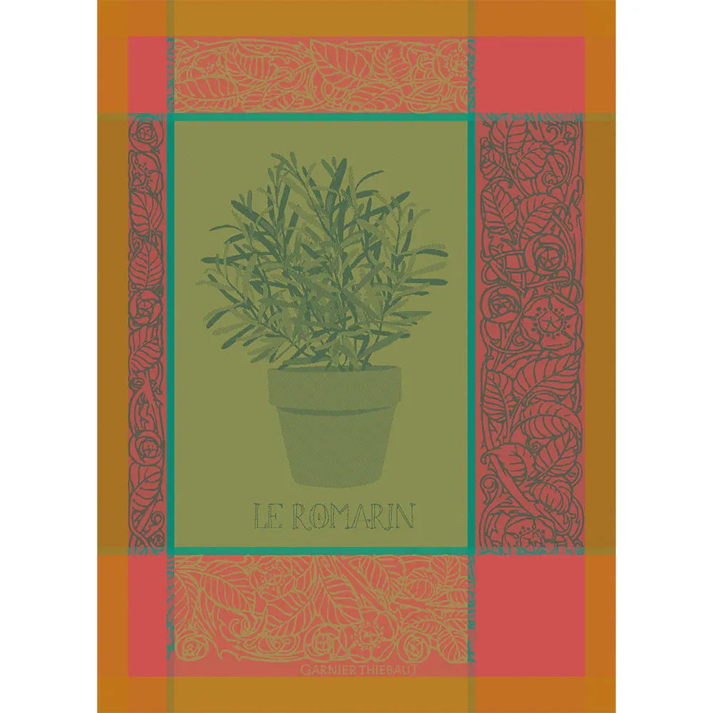 Garnier Thiebaut | Romarin Mousse Jacquard Kitchen Towel