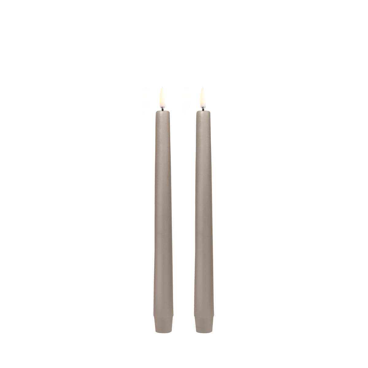 Uyuni Classic Taper Candles (W2.3 × H20.5 cm) — Set of 2