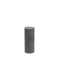 Uyuni Rustic Pillar Candle — W7.8 × H20 cm