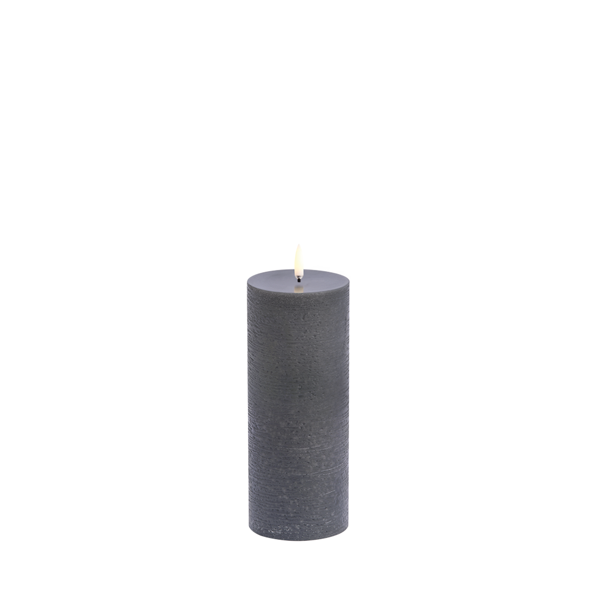 Uyuni Rustic Pillar Candle — W7.8 × H20 cm
