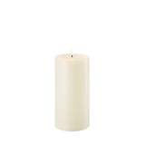 Uyuni Smooth Pillar Candle – Ivory