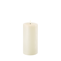 Uyuni Smooth Pillar Candle – Ivory