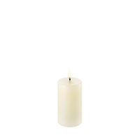 Uyuni Smooth Pillar Candle – Ivory