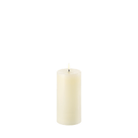 Uyuni Smooth Pillar Candle – Ivory