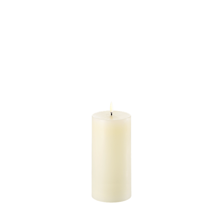 Uyuni Smooth Pillar Candle – Ivory