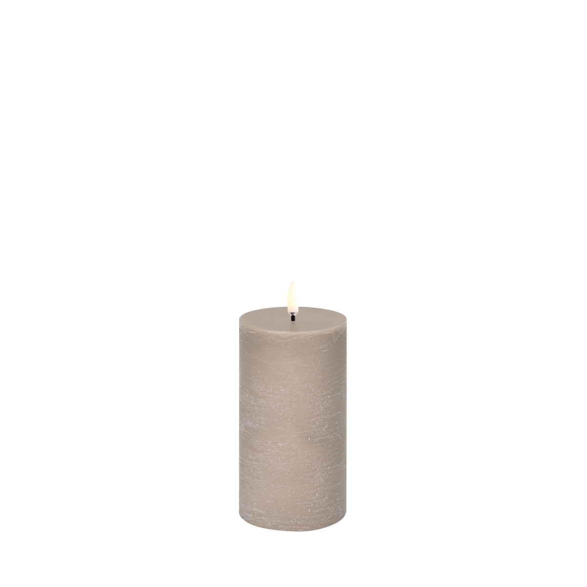 Uyuni Rustic Pillar Candle — W7.8 × H15 cm