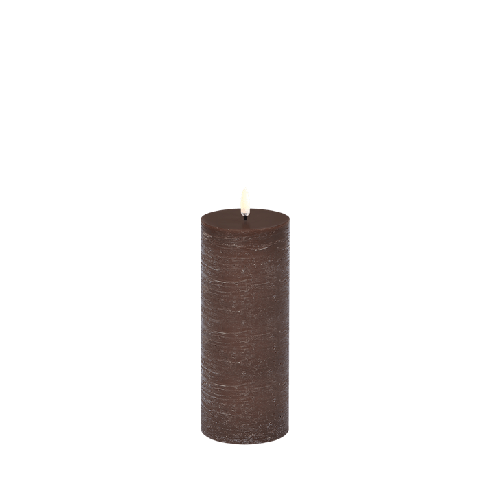Uyuni Rustic Pillar Candle — W7.8 × H20 cm